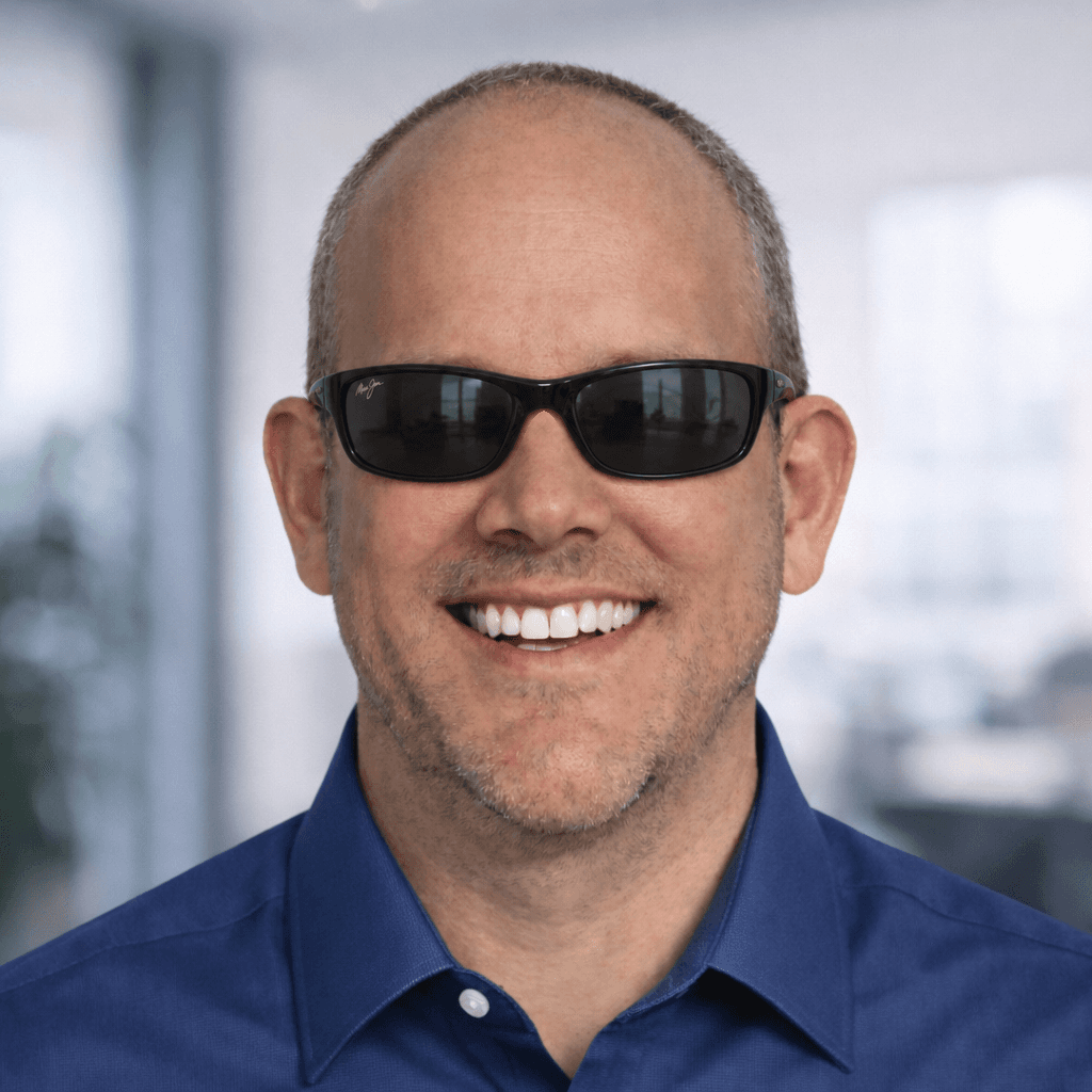 Portrait of Tomas Rainbolt wearing sunglasses